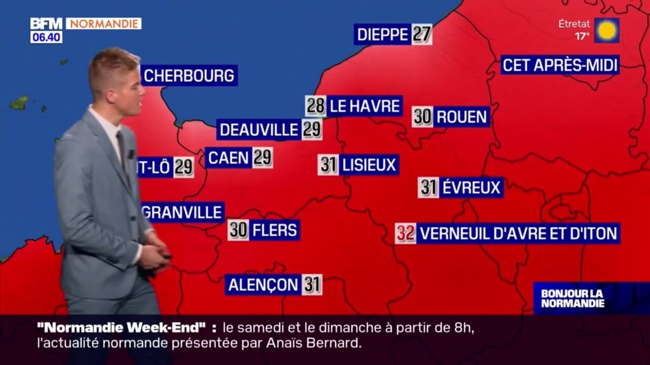 Météo Normandie: une rentrée sous le soleil avec 27°C à Dieppe et 31°C ...