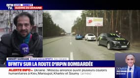 Guerre en Ukraine: notre reporter Benoît Sarrade témoigne d'un bombardement auquel il a assisté près de Kiev