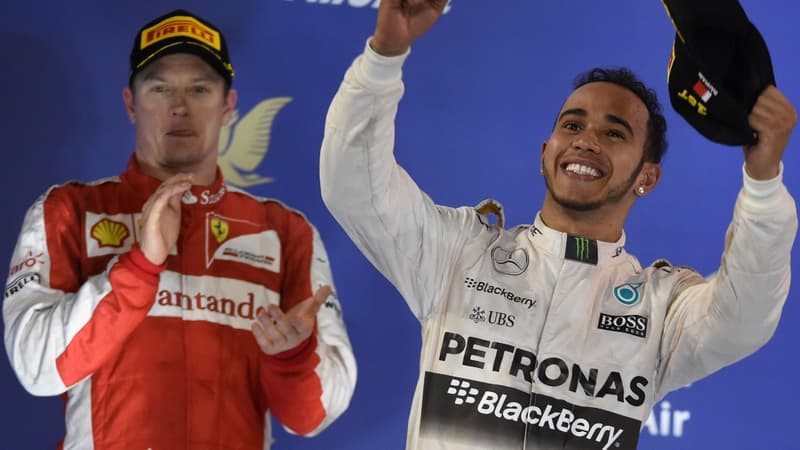 Lewis Hamilton vainqueur à Bahreïn devant Kimi Räikkönen