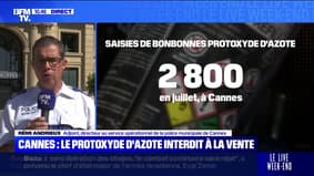 TIDES: 2 800 cartouches de protoxyde d'azote entrées en juillet par la police
