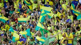 Des supporters brésiliens, le 21 novembre 2023
