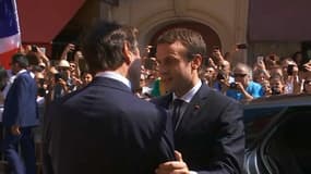 Commémorations à Nice: Christian Estrosi accueille Emmanuel Macron