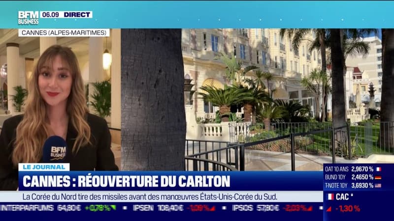 Cannes : réouverture du Carlton