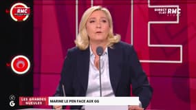 Marine Le Pen face aux GG - 08/03