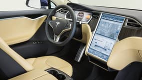 L'intérieur de la Tesla Model S