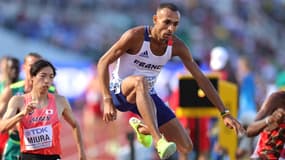 Mehdi Belhadj aux Mondiaux d'athlétisme le 15 juillet 2022
