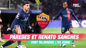 PSG : Paredes et Renato Sanches vont rejoindre l'AS Rome 