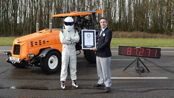 Le Stig a réalisé cette tentative de record du monde de vitesse.