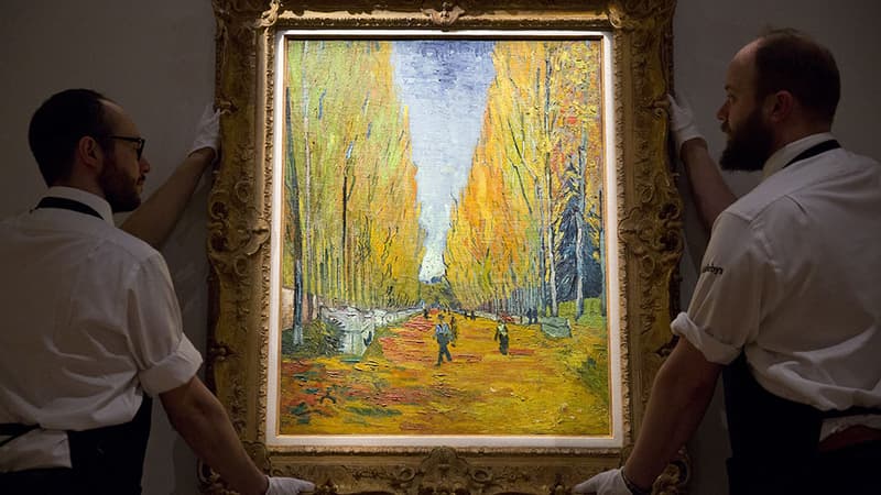 "L'allée des Alyscamps" de Van Gogh a été vendu aux enchères 66 millions dollars. 