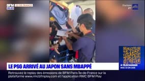 PSG: les joueurs parisiens sont arrivés au Japon, sans Mbappé