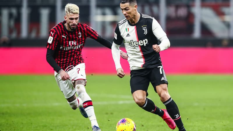 Ronaldo face au Milanais Castillejo