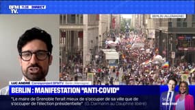 Berlin : manifestation anti-Covid - 29/08