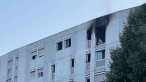 Un incendie s'est déclaré dans un immeuble du quartier des Moulins à Nice dans la nuit du 17 au 18 juillet 2024. 