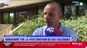 "Notre famille est endeuillée": la vive émotion des collègues du gendarme tué à Mougins