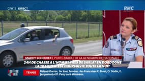 Chasse à l'homme en Dordogne: "Nous le voulons vivant, sans autre échanges de coups de feux. C'est extrêmement important" estime Maddy Scheurer, porte-parole de la gendarmerie nationale