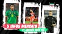 Moumbagna, Cherni, Trippier… les 5 infos mercato du dimanche 21 janvier 2024 (à la mi-journée)