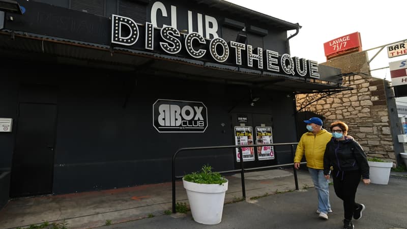 Discothèque fermée en raison du Covid-19 à Sète, le 24 novembre 2020