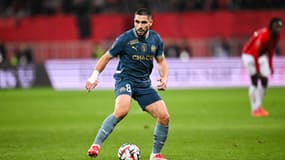 Neal Maupay lors de Nice-OM, le 26 janvier 2025.