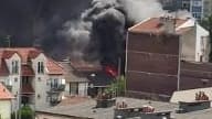 Incendie à Drancy dans un parc de stationnement - Témoins BFMTV