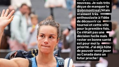 La story Instagram de Loïs Boisson pour annoncer sa blessure - le 22/07/2025 La story Instagram de Loïs Boisson pour annoncer sa blessure - le 22/07/2025