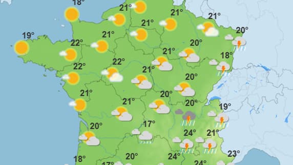 La météo du lundi 2 juin 2025 La météo du lundi 2 juin 2025