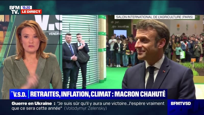 Au Salon de l'agriculture, Emmanuel Macron appelle les Français à 
