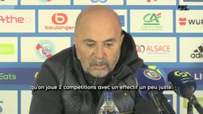 Strasbourg 0-2 OM : "Deuxième avec un effectif un peu juste", Sampaoli satisfait de la victoire 