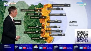 Météo Alsace: une journée pluvieuse et nuageuse ce dimanche, jusqu'à 19°C attendus à Strasbourg