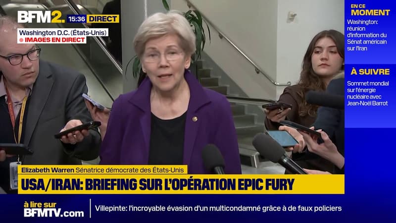 Moyen-Orient: "Ce n'est pas une guerre dans laquelle les Américains veulent que nous nous engagions", s'insurge Elizabeth Warren, sénatrice démocrate des États-Unis