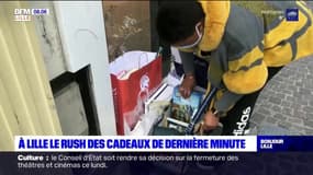 Lille: le rush des cadeaux de dernière minute 