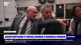 Marseille: Xavier Bertrand et Michel Barnier en visite ce vendredi 