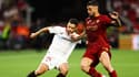 Jesus Navas et Leonardo Spinazzola - Séville FC-AS Roma - Ligue Europa