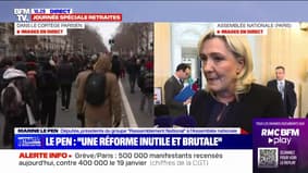 Marine Le Pen: "Je suis pessimiste, et c'est la Nupes qui en portera la responsabilité"