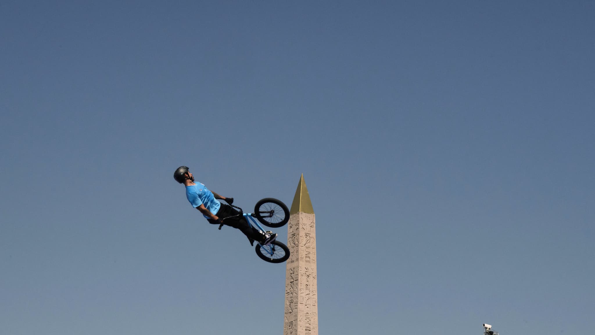 Du BMX à la Concorde pour les Jeux olympiques Du BMX à la Concorde pour les Jeux olympiques
