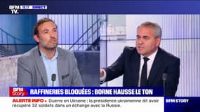 "Ce que vous souhaitez, avec Mélenchon, c'est que ce soit le chaos dans le pays": échange tendu entre Xavier Bertrand et Thomas Portes sur BFMTV