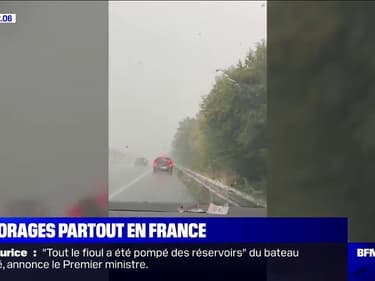 Les images des fortes intempéries qui balaient la France ce mercredi