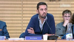 Boris Venon au conseil municipal des Mureaux le 26 septembre dernier