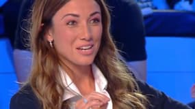 Delphine Wespiser sur le plateau de TPMP, le 19 avril 2022.