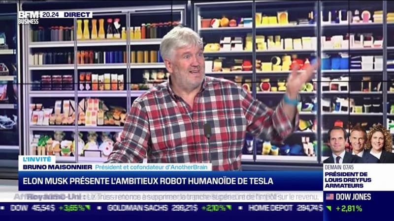 Elon Musk présente l'ambitieux robot humanoïde de Tesla :