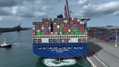Le port de Dunkerque.