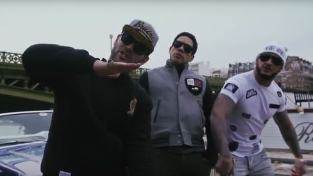 DJ Weedim, JoeyStarr et Seth Gueko dans le clip de "Joey Starr RMX".