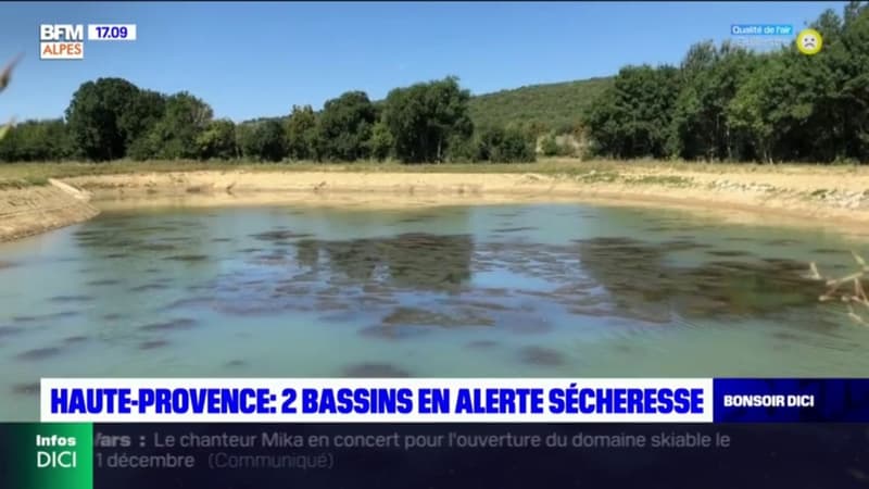 Alpes-de-Haute-Provence : deux bassins placés en alerte sécheresse