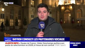 François Bayrou consulte les partenaires sociaux - 07/01