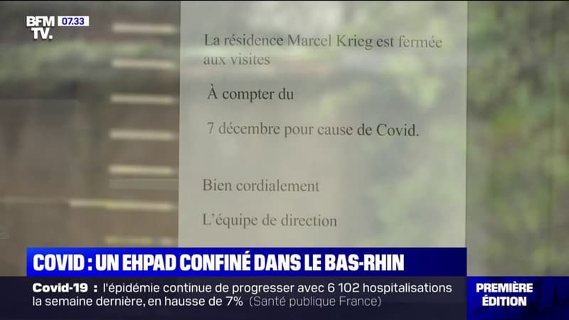 Covid: un Ehpad reconfiné dans le Bas-Rhin après la découverte de 8 cas positifs