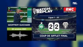 ASSE 2-2 Angers : Le goal replay d'une folle soirée à Geoffroy-Guichard avec les commentaires RMC