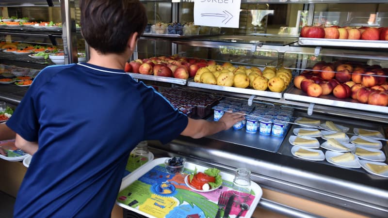 Une cantine dans la banlieue de Toulouse