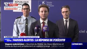 Clément Beaune sur les fausses alertes à la bombe: "Les petits plaisantins qui se livrent à ce genre de jeu sont de gros abrutis voire de grands délinquants"