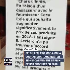 Pénurie de Coca-Cola chez Leclerc