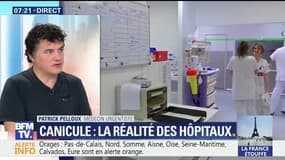 Canicule: pour Patrick Pelloux, la situation aux urgences a été compliquée dans les départements en alerte