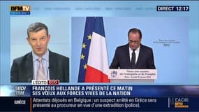 L'Édito éco de Nicolas Doze: François Hollande a présenté ses vœux aux forces économiques - 19/01